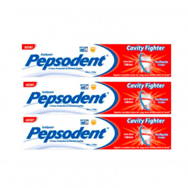 Pepsodent Tooth Paste Cavity Fighter (2+1) 190Gm