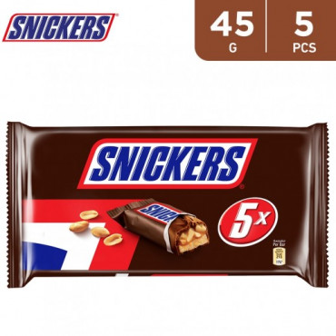 Snickers Chocolate 5 X 45GM 