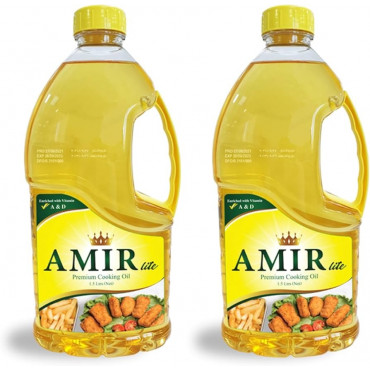 AMIR LITE COOKING OIL 2 X 1.5 LTR