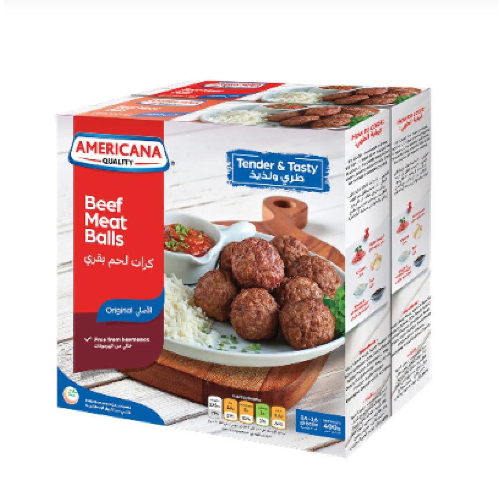 AMERICANA BEEF MEAT BALL 2X400GM
