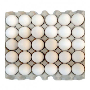 Turkish White Eggs Medium 30's - بيض تركي ابيض وسط 30 حبة