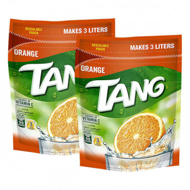 Tang Instant Fruit Drink Powder Orange 2 x 375gm - تانج مشروب بودرة بنكهة البرتقال 2 × 375 جم