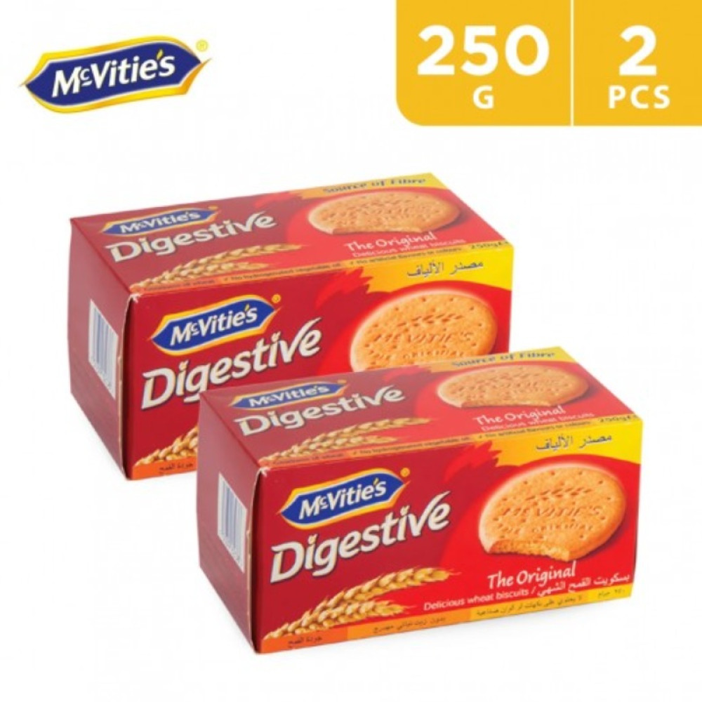 MCVITIES DIGESTIVE 2 X 250 GM