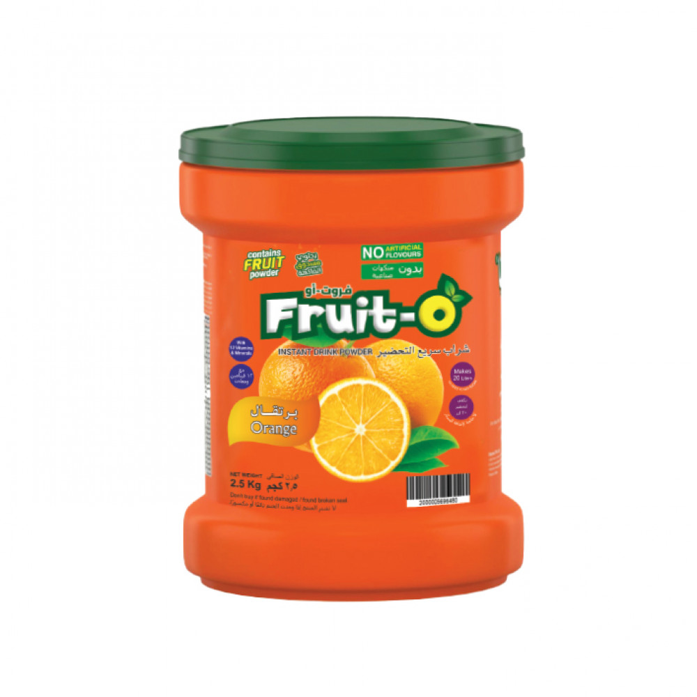 Fruit-O Instant Drink Orange (Natrl) 2.5 Kg