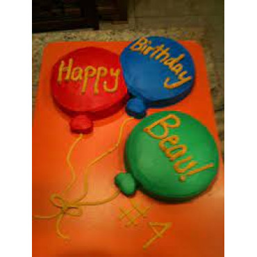 Birthday Ballon Cake Shape