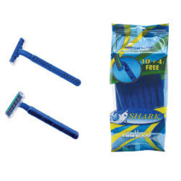 Shark Twinblade Aloe Vera Razor 10+4