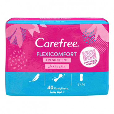 Carefree FlexiComfort Extra Fit Fresh Scent 40 Pantyliners 