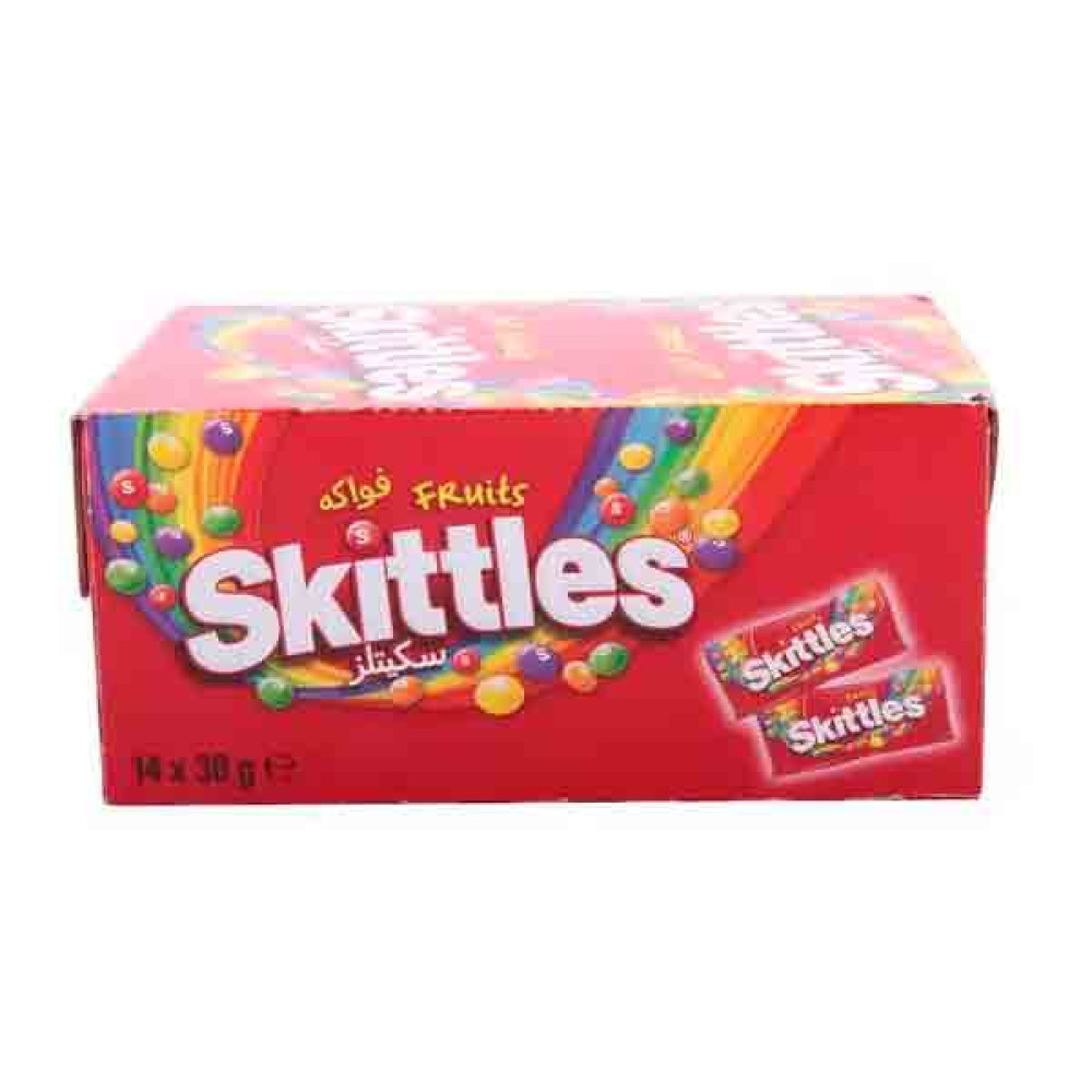 SKITTLES FRUIT CANDIES 14 X 38GM 
