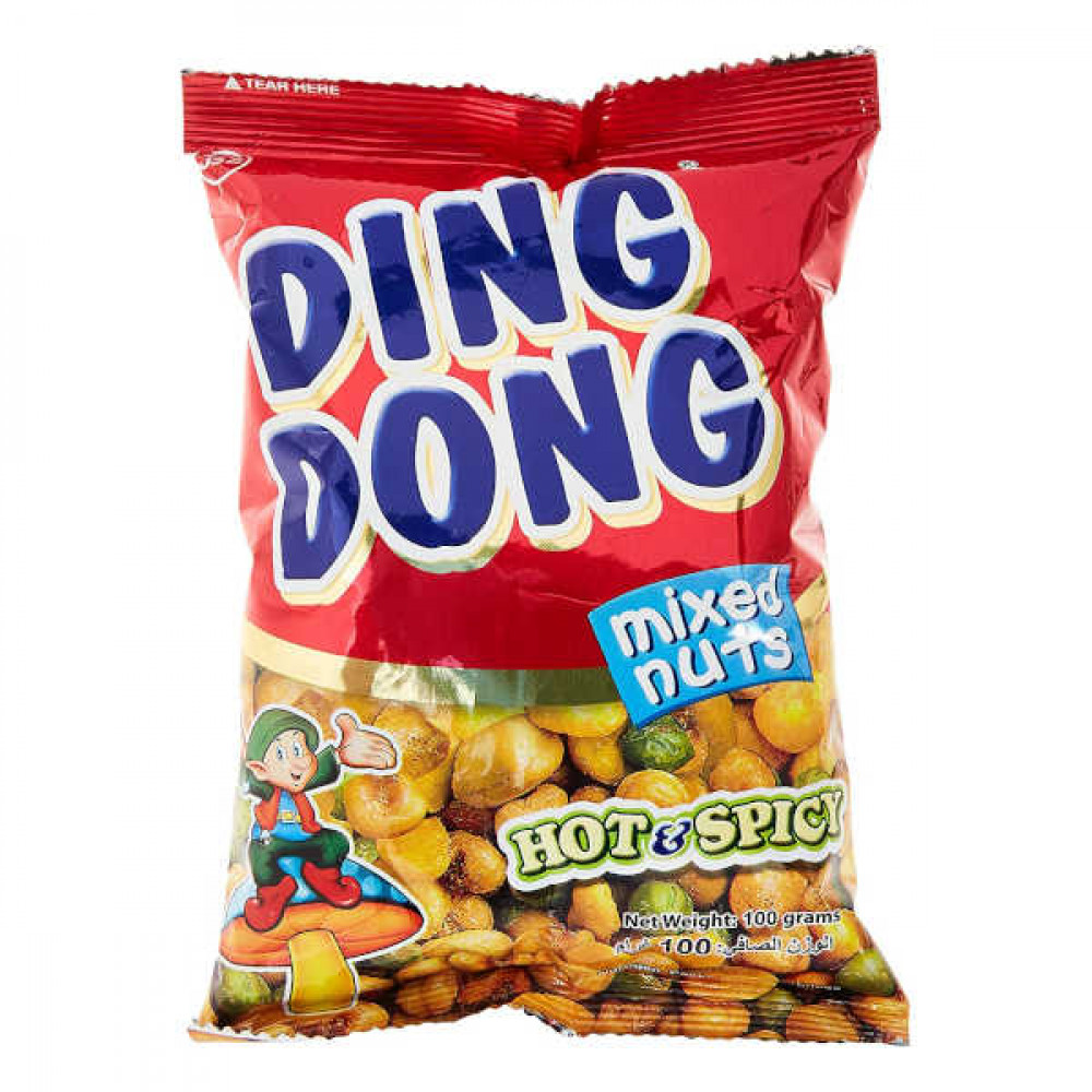 Ding Dong Mixed Nuts Hot & Spicy 100gm