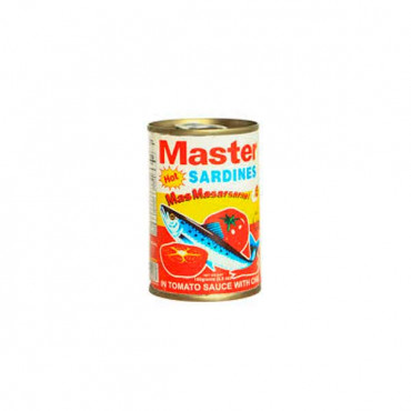 Master Sardines In Tomato Sauce W/Chilli Tall 425gm 