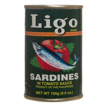 Ligo Sardines in Tomato Sauce 155gm 