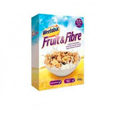 Weetabix Whole Grain Cereals Fruit & Fibre 500gm 