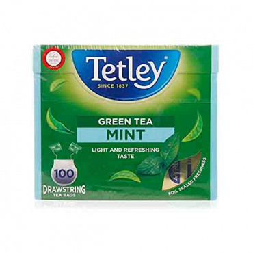 Tetley Drawstring Mint Green Tea 100-s
