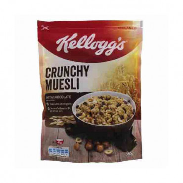 Kelloggs Crunchy Muesli With Chocolate 380gm 