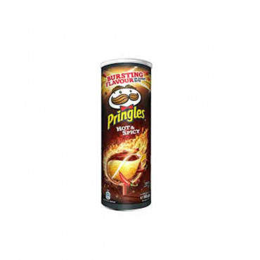 Pringles Potato Crisps Hot & Spicy 165gm 