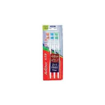 ANCHOR HI-TIP MEDIUM TOOTH BRUSH 2+1 FREE 