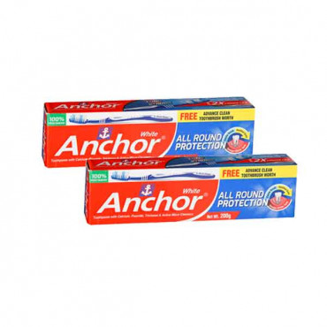 Anchor Toothpaste 2 x 150gm + Toothbrush Free 