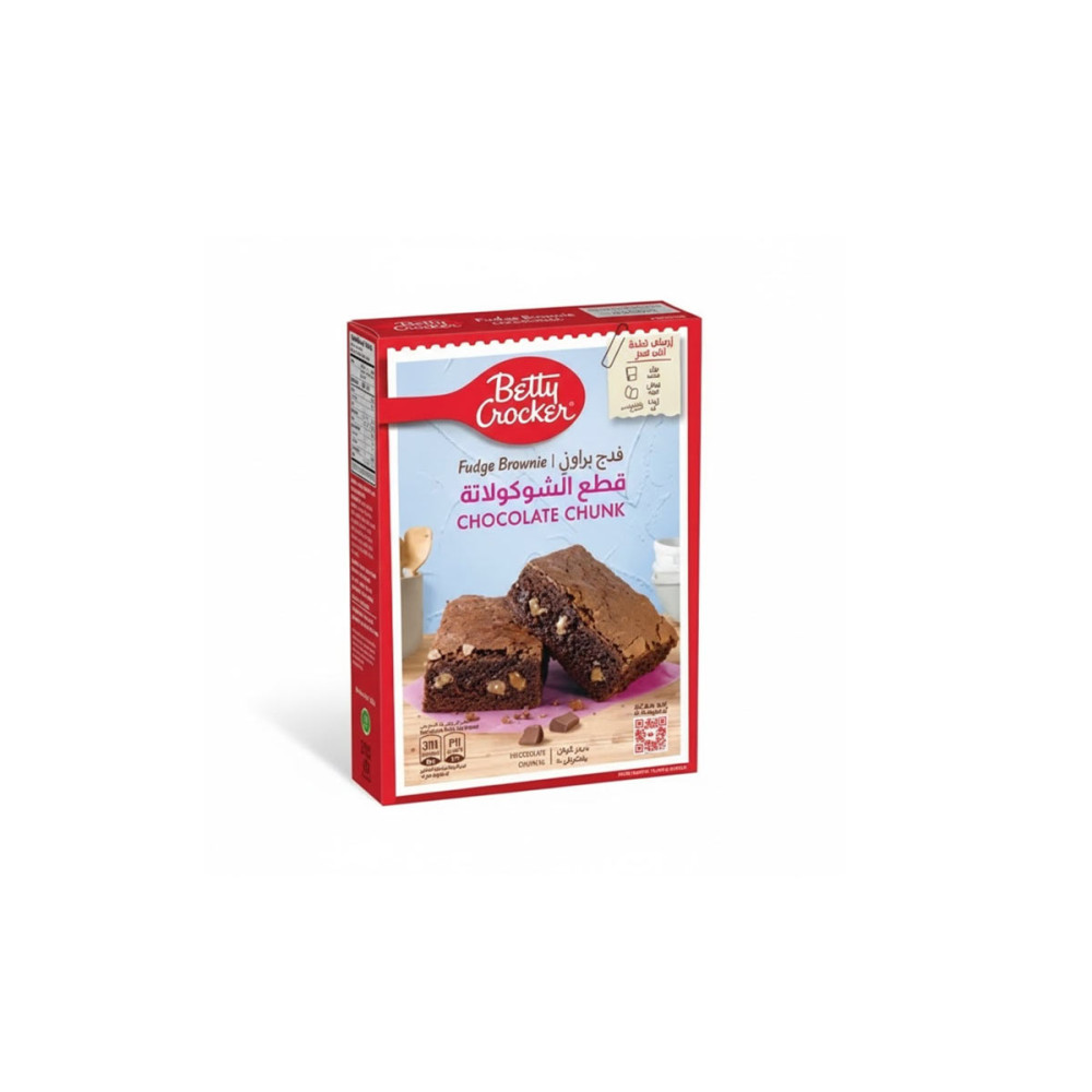 BETTY CROCKER CHOCOLATE CHUNK BROWNIE 500GM