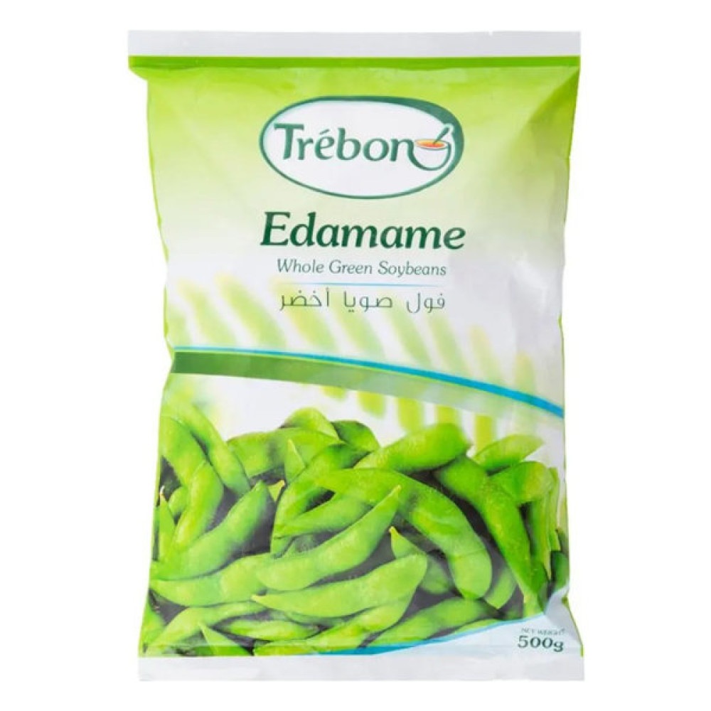 TREBON EDAMAME WHOLE GREEN SOYBEANS 500GM 