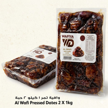 AL WAFI PRESSED DATES 1KG + 1KG FREE