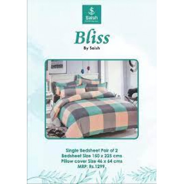 Bliss Ag-Bh-31 Home Single Bedsheet Set 140X230 Cm
