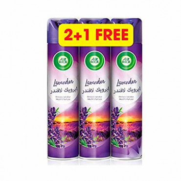 Airwick Air Freshener Lavender 300ml 2 + 1 Free 