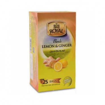 Royal Herbal Tea Lemon & Ginger 25s 