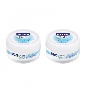 Nivea Soft Cream Jar 2X200ml @20%Off 