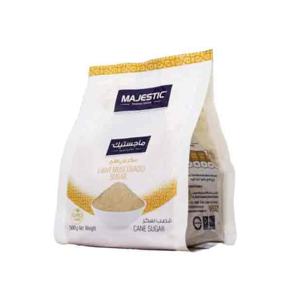 MAJESTIC LIGHT MUSCOVADO SUGAR 500GM 