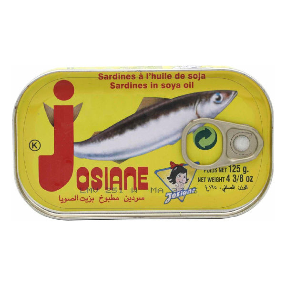 JOSIANE SARDINES IN OIL 125GM 