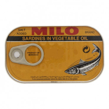 Milo Sardines in Vegetable Oil 125gm 