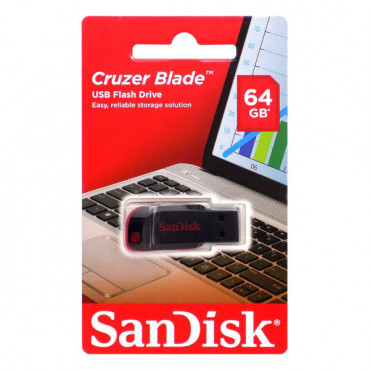 Sandisk Cruzer Blade Flash Drive 64GB 