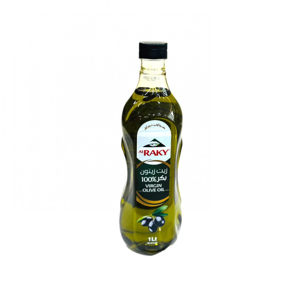 Alraky Virgin Olive Oil Glass Jar 1Ltr