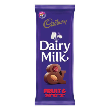 CADBURY DAIRY MILK CHOCOLATE FRUIT & NUT 100GM 