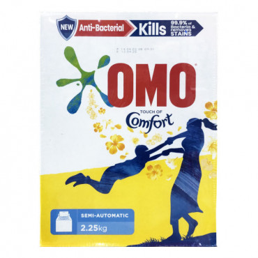 Omo with Comfort Semi-automatic Detergent Powder 2 x 2.25Kg -- أومو مع كومفورت - مسحوق غسيل نصف أوتوماتيكي 2 × 2.25 كجم