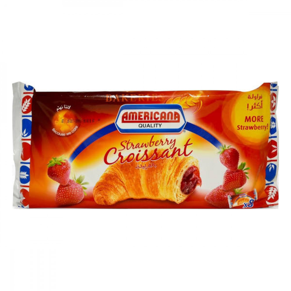 Americana Strawberry Croissant 8 x 60gm 