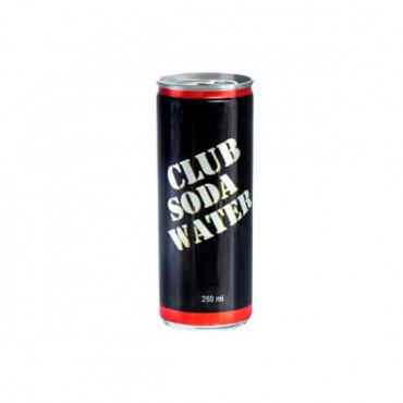 Club Soda Water Can 250ml 