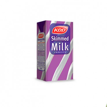 KDD Long Life Skimmed Milk 24 x 250ml -- حليب مقشود طازج 250 مل 24 حبة