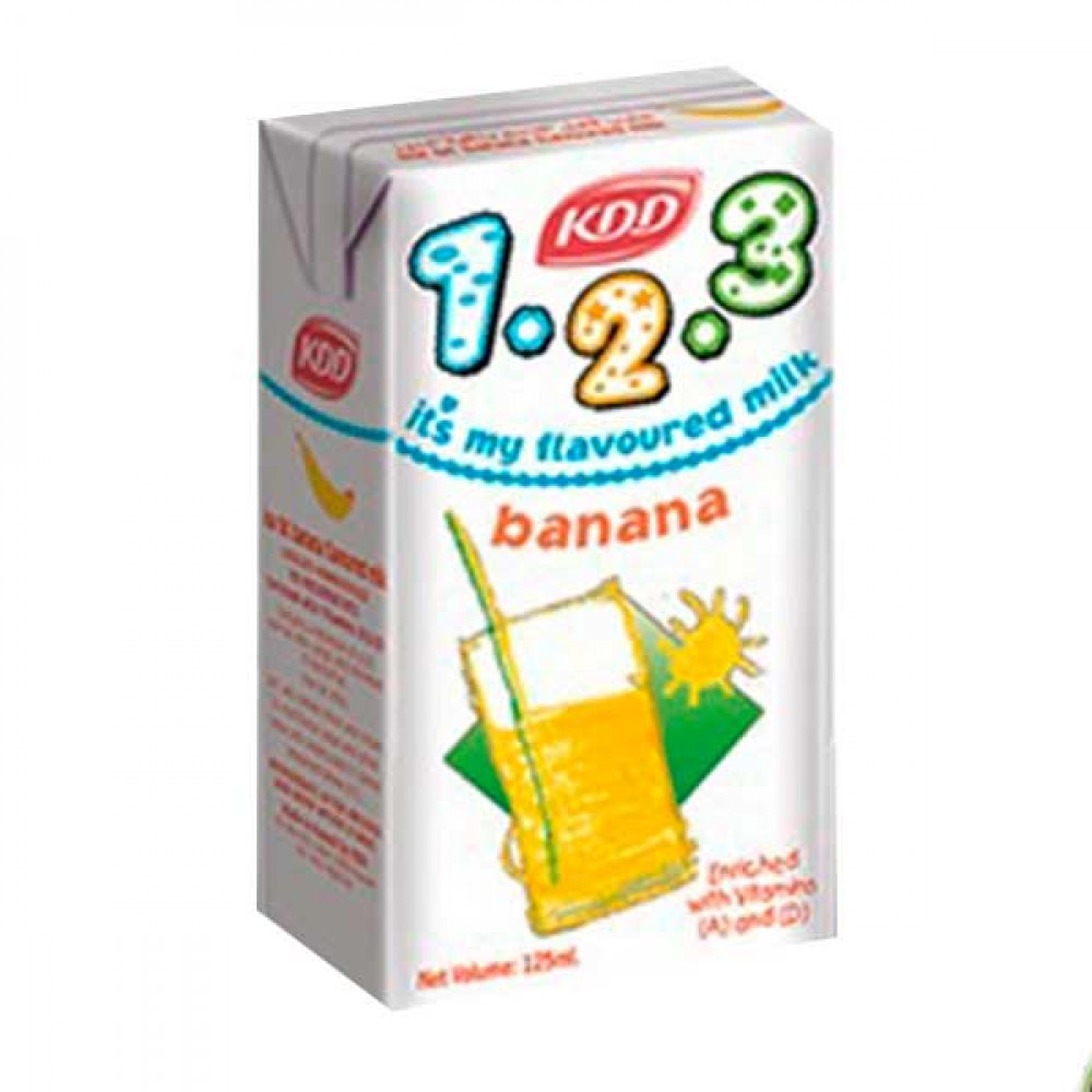 KDD Banana Milk 125ml  KDD Banana Milk 125ml