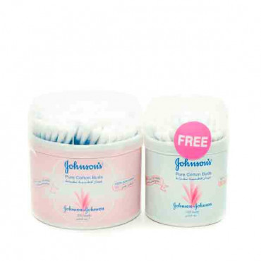 Johnsons Cotton Buds 200s + 100s Free 