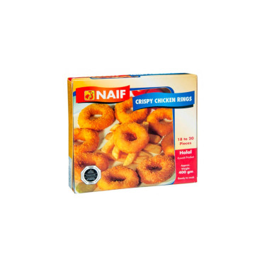 NAIF CRISPY CHICKEN RINGS 20S 400GM