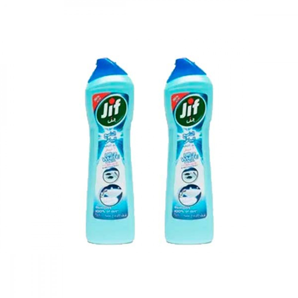 Jif Cream Bleach White 2 x 500ml  Jif Cream Bleach White 2 x 500ml