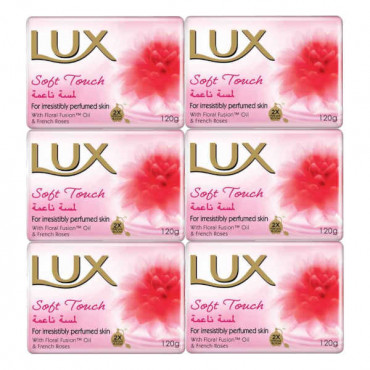 Lux Soap Soft Touch 6 x 120gm 