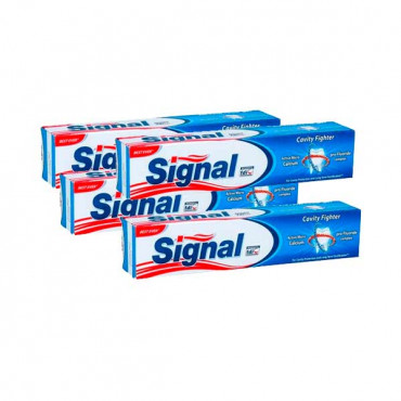 Signal Toothpaste Cavity Fighter 4 x 120ml 20% Off 