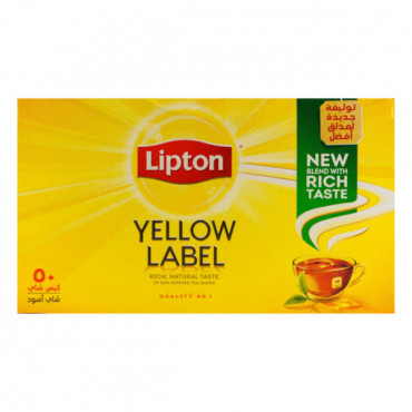 Lipton Yellow Laebl Tea Bag 50s 