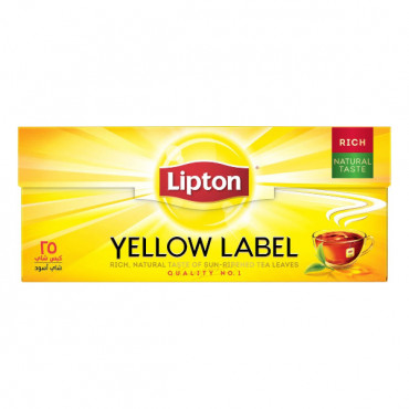 Lipton Yellow Label Tea 25 Bags -- ليبتون شاي العلامة الصفراء 25 كيس