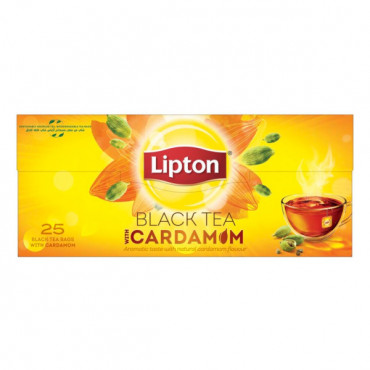 Lipton Black Tea With Cardamom Tea Bag 25s 