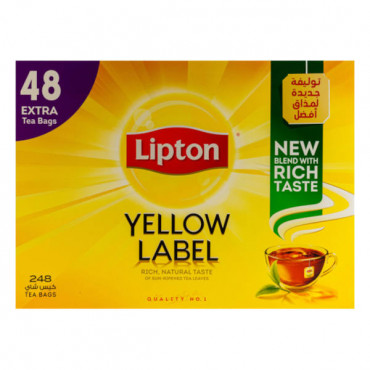Lipton Yellow Label Tea 200 Bags + 48 Bags Extra 