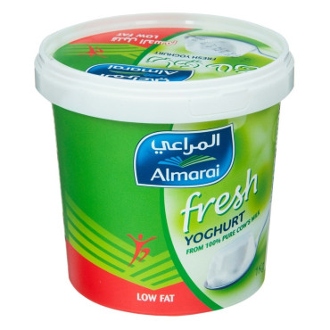 ALMARAI PLAIN YOGHURT LOW FAT 1KG 