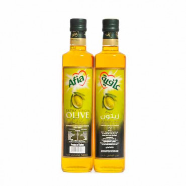 Afia Extra Virgin Olive Oil 2 x 500ml 